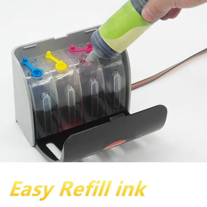 Gracemate Ink Supply Sistema de Substituição hp 305 Cartucho Ciss Deskjet 2710 2720 4110 4120 4130 Envy 6020 6030 6420 - Imagem 4