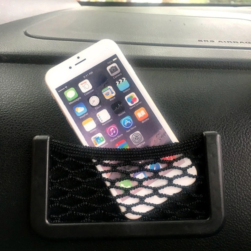 Universal Elastic Mesh for Back Pocket Lightweight Black Frame Nylon Net Space Saver Map Debri
