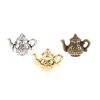 5Pcs/Set 1/12 Dollhouse Miniature Metal Tea Tray Tableware Set For Dollhouse Decoration 3 Colors 6