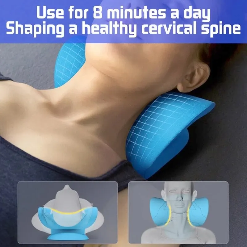 Neck Shoulder Stretcher Neck Shoulder Stretcher Relaxer Cervical Chiropractic Traction Device Pillow For Side Back Stomach Sleeper Remedial Pillows neck shoulder stretcher