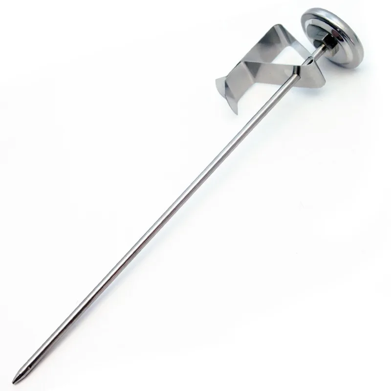 Milk Frothing Thermometer Stainless Steel Temperature Monitor 0℃~100℃/40℉~220℉ for Coffee Milk Froth Chocolate Cappuccino Food 2