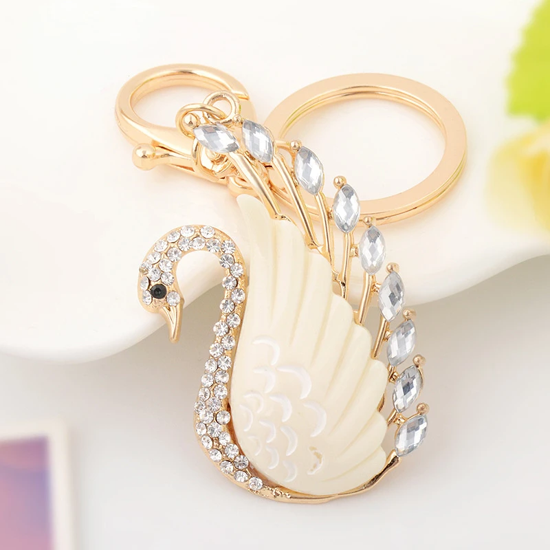 Rhinestone Key Ring Holder Pendant Keyring  Angel Wings Crystal Key Chain  - Cute - Aliexpress