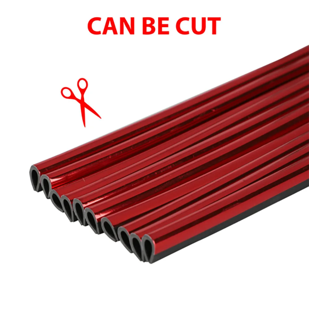 PVC Car Air Outlet Decor Strips U Shape Moulding Trim