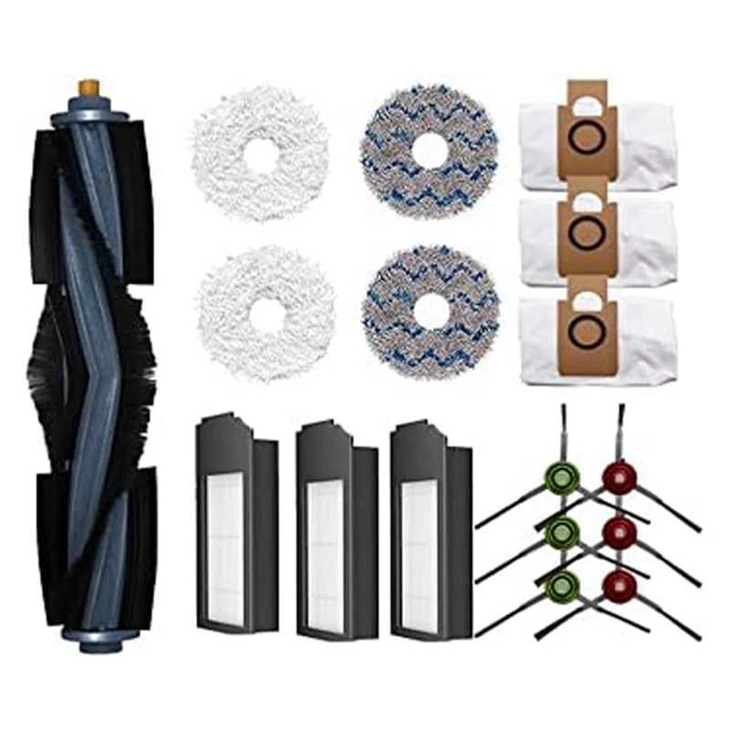 

Main Side Brush Filter Mop Dust Bag Spare Parts Accessories For ECOVACS DEEBOT X1 Omni / X1 Turbo Robot Vacuum Attachments
