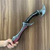 Halloween Cosplay Anti Mage Scythe of Vyse Elf Weapon 1:1 Beast Sickle Movie Game Anime Cos Role Play Gift Safety PU 50cm 3