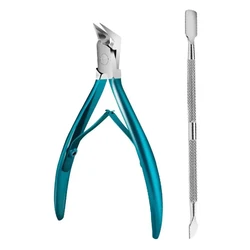 Professional Toenail Clipper and Pedicure Care Tool for Thick and Ingrown Nails (Green set)