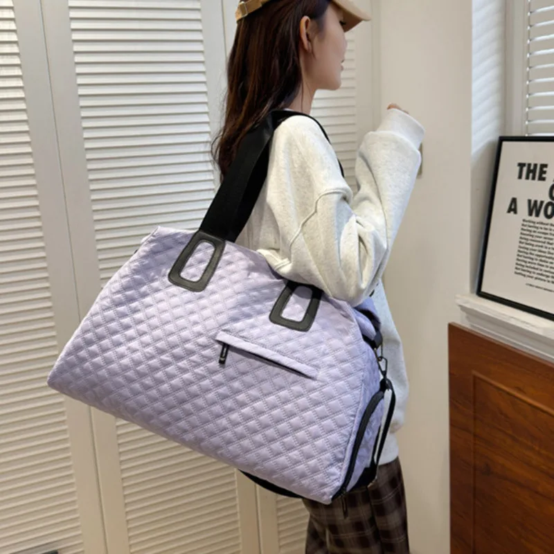 Large Capacity Portable Luggage Bag for Leisure Training Dry Wet Separation Swimming Boarding Independent Shoe Compartment Bag