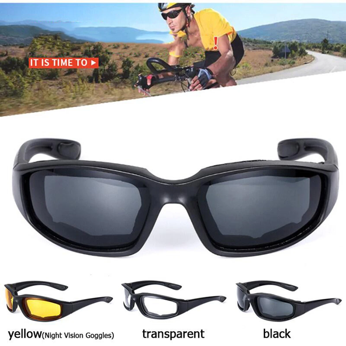 Goggles CS Impact Protection Tactical Windshield Cycling Sports Tactical Glasses For Women's fashion