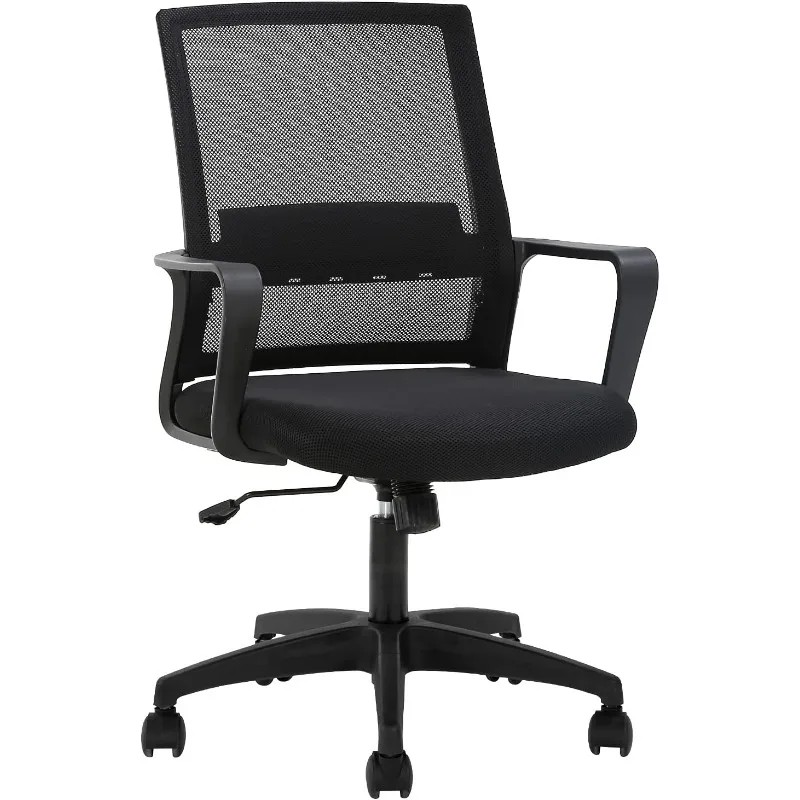 FDW Office Chair Ergonomic Desk Chair Mid-Back Mesh Computer Chair Lumbar Support Comfortable Executive Adjustable Rolling modern ergonomic executive high back mesh office chair made in china silla gamer chair