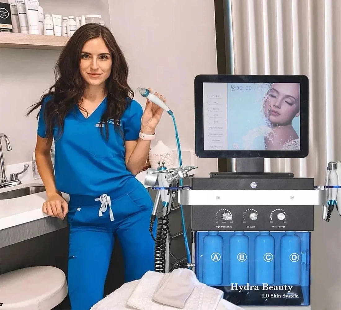 

14 in 1 Aqua professional hydrofacial machine aerografos barberia Skin Lifting Spa Facial Hydro Facial Microdermabrasion salon