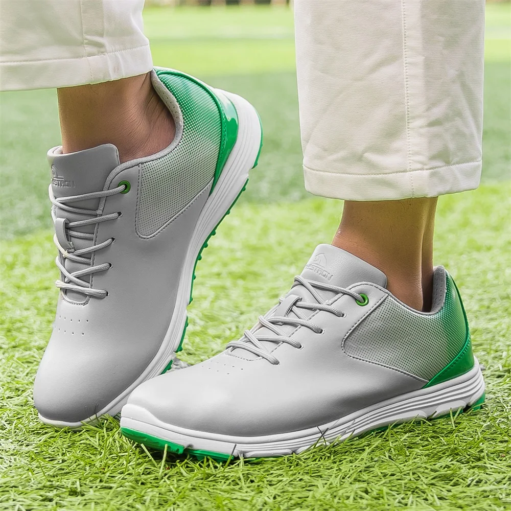 Big Size 48 Turf Golf Shoes Men Outdoor Casual Sports Golf Footwear Women Comfortable Waterproof Non-slip Men's Leather Sneakers