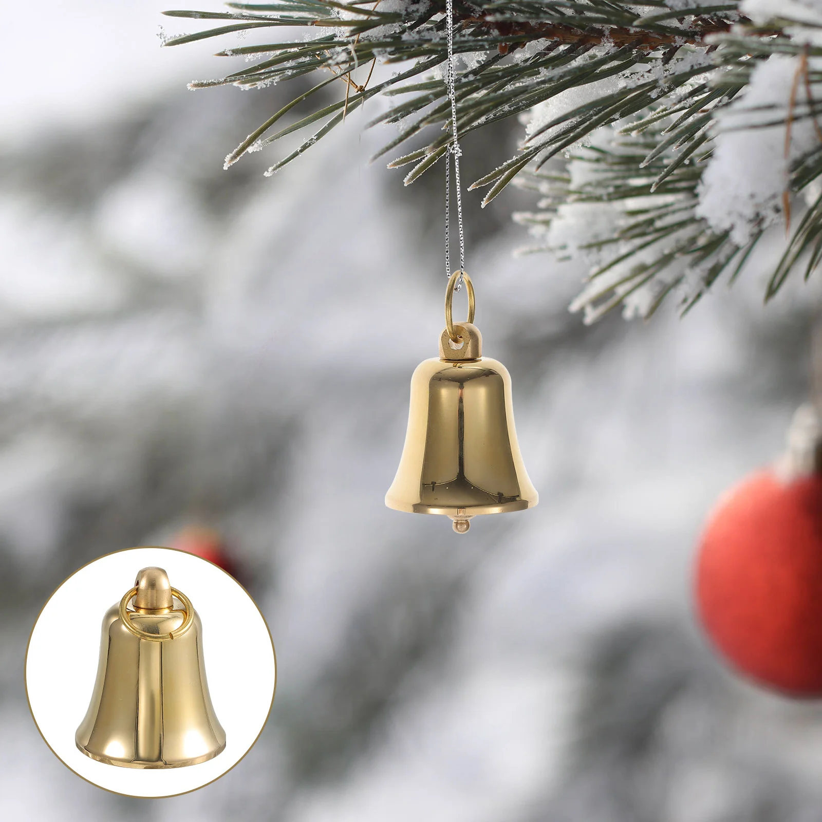 

DIY Bell Pendant Christams Tree Hanging Bell Pendants Decoration Vintage Bell Brass Bell DIY Craft Bell For Wind Chime