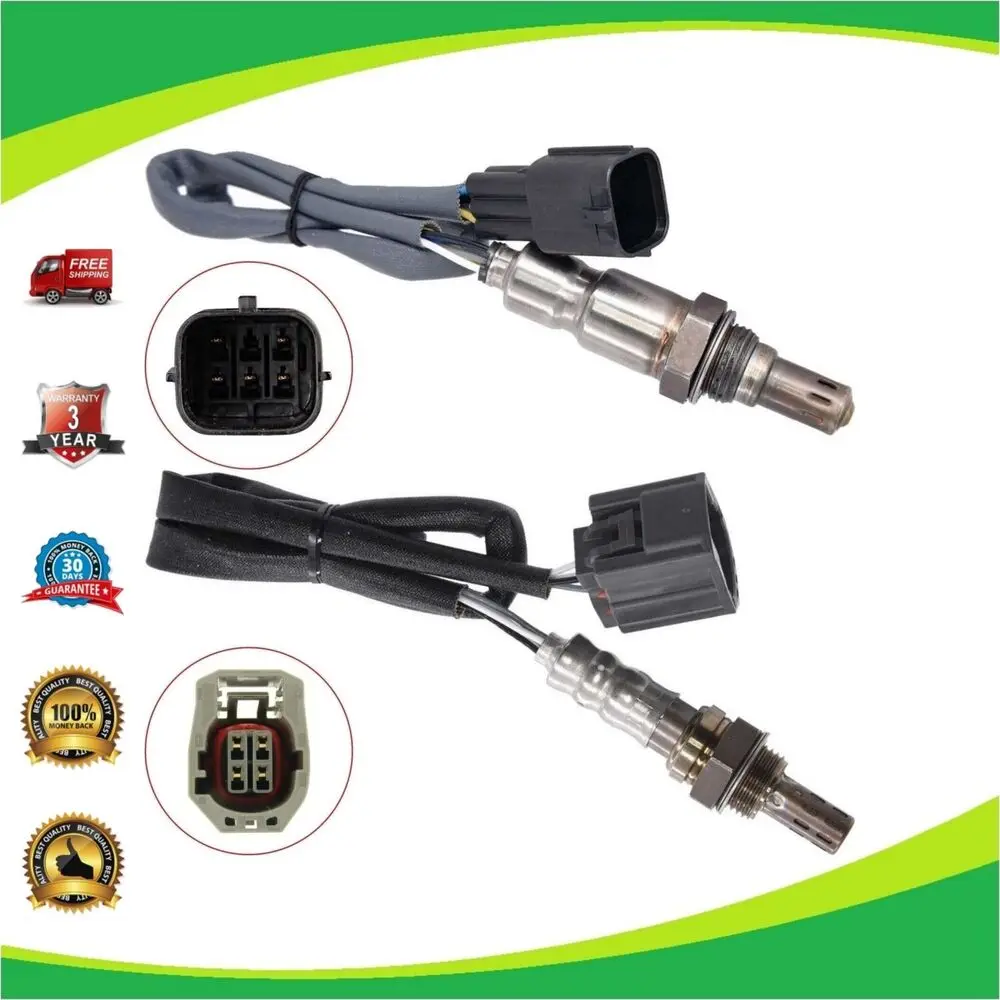 

2pcs For 2006-2009 Mazda 3 2.0L 2.3L L4 Upstream+Downstream Oxygen O2 Sensor