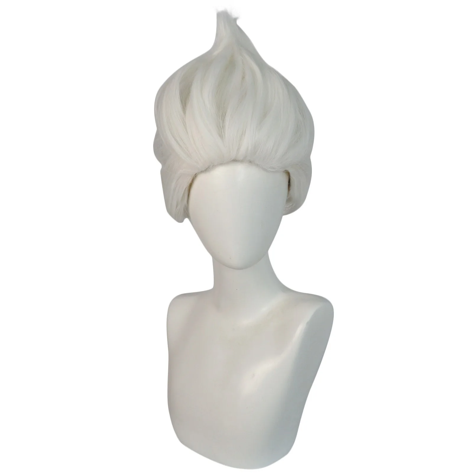 Movie Ursula Cosplay Wig White Short Hair for Adult Women Men Halloween Costume Props Cosplay Role Play Wigs images - 6