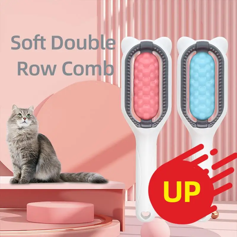 Pet Hair Cat Grooming Silicone Brush Pet Brush Silicone Dog Cat