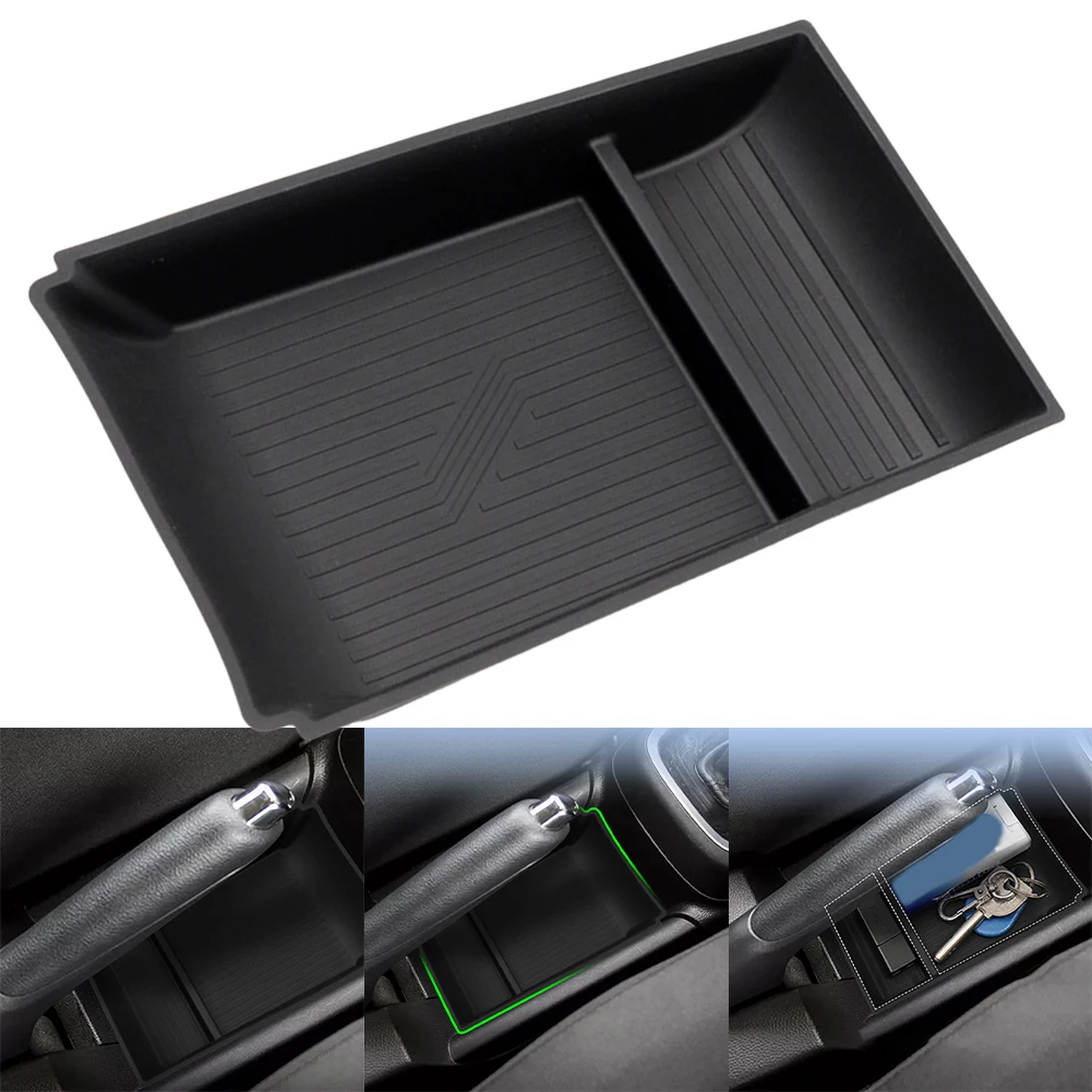 Car Center Console Tray Storage Box Silica Gel Storage Box For Suzuki Swift-Center Console Organizer Tray