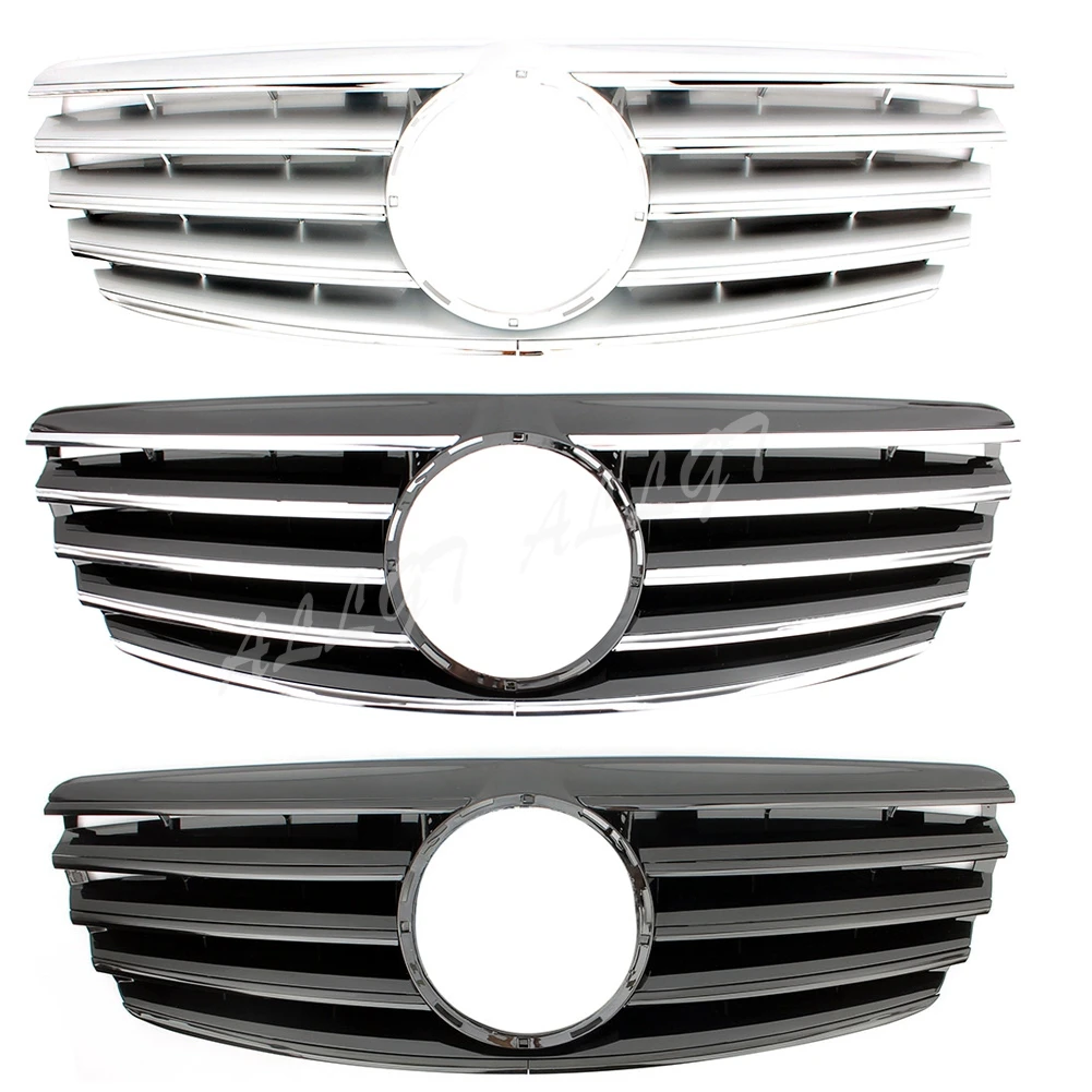 메르세데스-벤츠 E-클래스 W211 E200 E220 E230 E240 E250 E320 E420 E43AMG E55AMG 2003-2006 2007-2009용 프론트 레이싱 페이스리프트 그릴