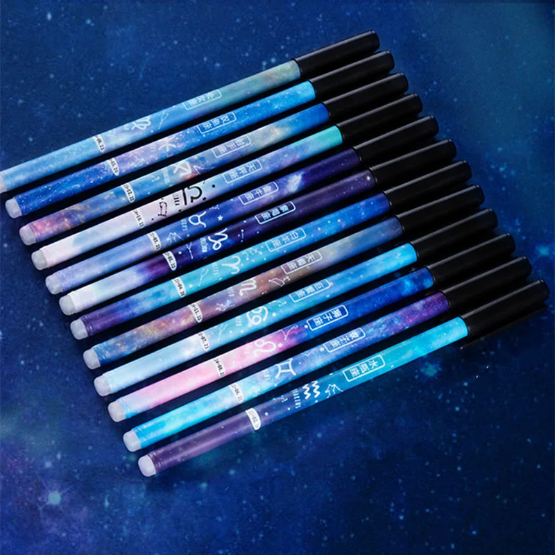 3pcs Constellation Gel Pen Novelty 0.5mm Starry Black Ink Pen for Girl Gift  Student Stationery School Writing Office Supplies - AliExpress