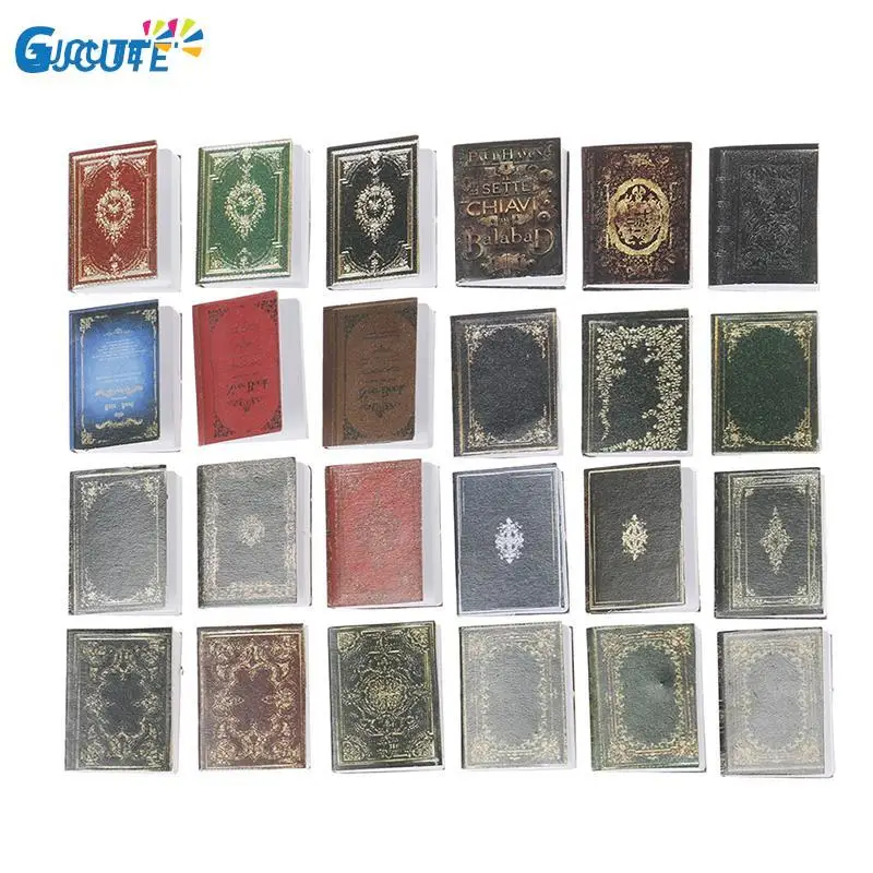 

3pcs/lot 1:12 Dollhouse Miniature Classical Book Scene Model Accessories Toys Book Model Scene Decor Accessories Kids Gifts