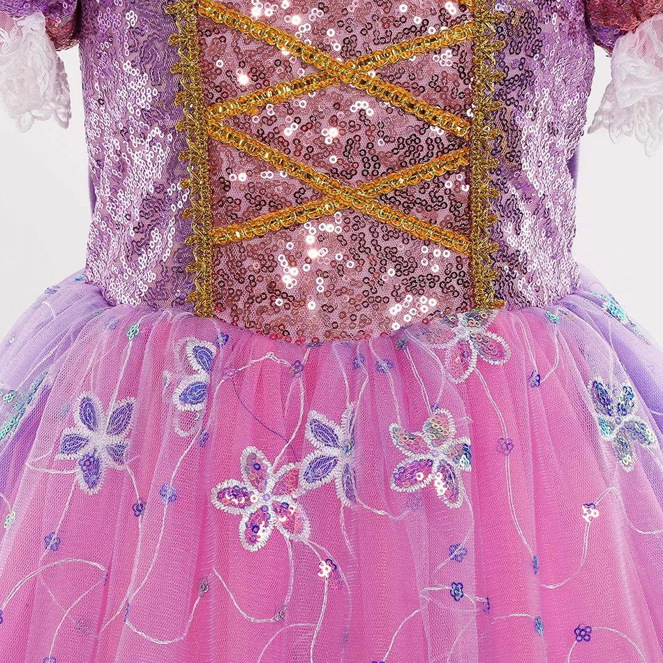 Disney Princesse Raiponce robe en tulle pour enfants 