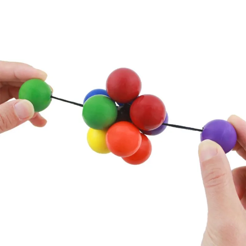 Yaratıcı kıpır kıpır oyuncaklar yetişkin çocuk oyuncakları stres giderici elastik renkli top dekompresyon sball çeşitli boncuklar sıkma topları