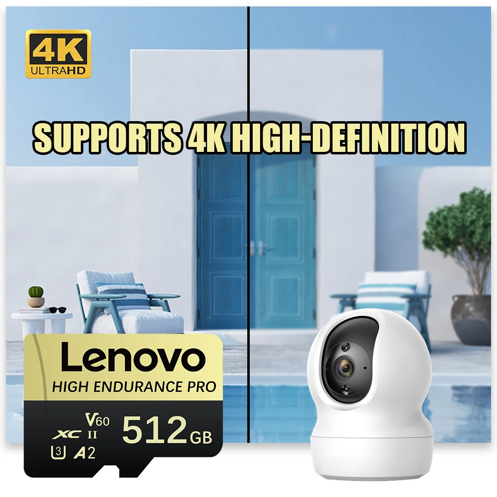 레노버 고속 메모리 카드 512GB 256GB 64GB 128GB SD 카드 미니 TF 카드는 드론 타코그래프 모니터링에 사용됩니다.