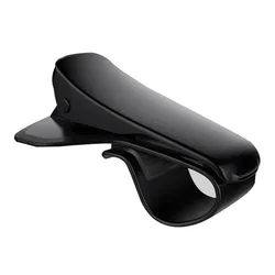 Universal Car Phone Holder Mount for Dashboard and GPS Display (Black)