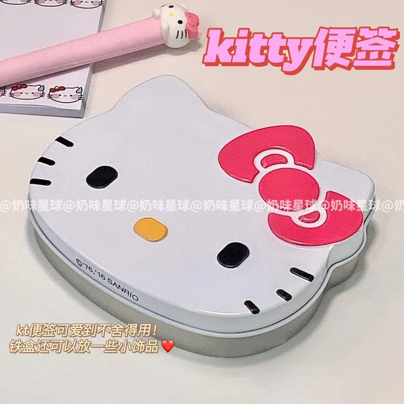 

Kawaii Hello Kitty Mini Tin Box Sealed Jar Packing Boxes Jewelry Candy Box Storage Cans Coin Earrings Headphones Gift Box Case