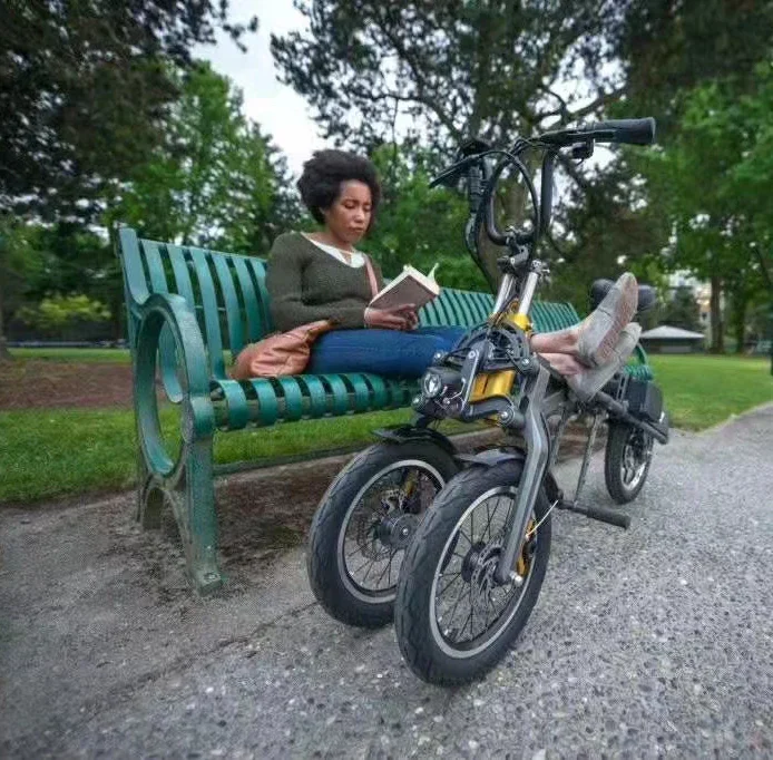 Mylo Folding Electric Tricycle Scooter One Second Folding 14