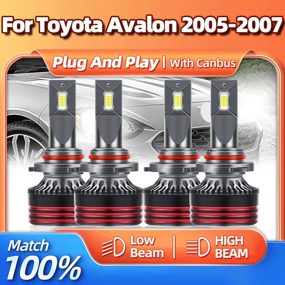

40000LM Canbus Led Headlights Bulbs 240W Turbo Auto Lamp 6000K Cold White 12V Car Light For Toyota Avalon 2005 2006 2007