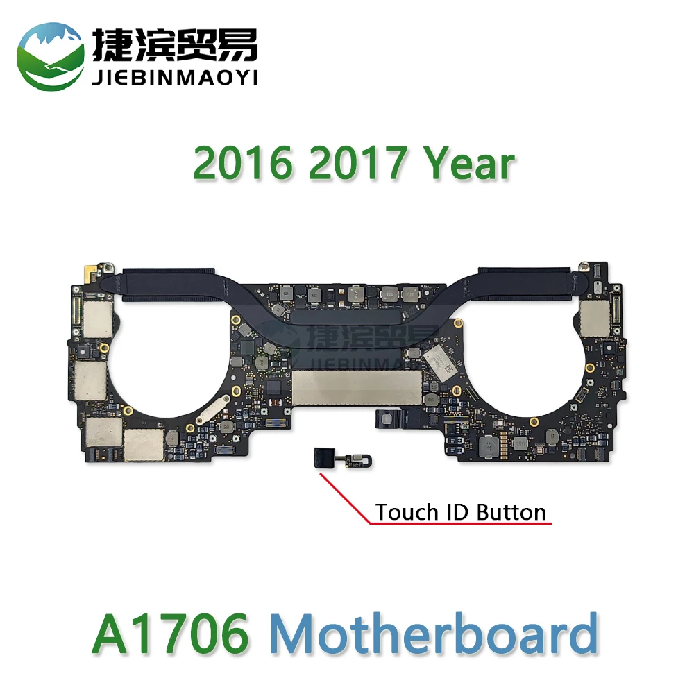 Scheda Madre A1706 Con Pulsante Id Touch Muslimexayp Per Macbook Pro Retina 13 "A1706 Scheda Logica 2016 2017 Anno