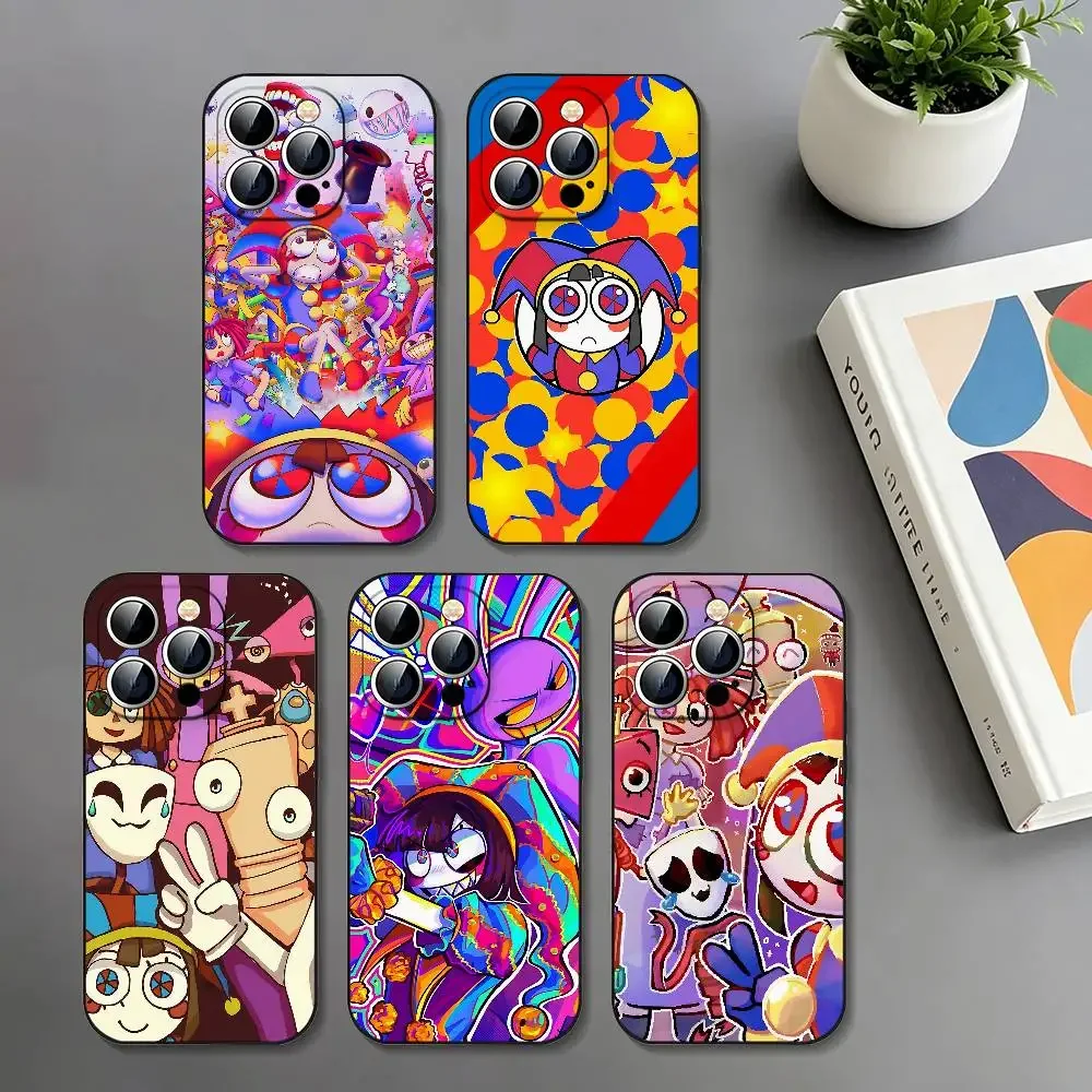 Anime The A-Amazing Digital Circus Phone Case - Stylish Protective Cover with Edge-to-Edge Design