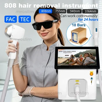 FAC 4Wavelength Diode Laser Hair Removal Semiconductor water-cooled and air-cooled Painless Permanent Epilation Full Body Beauty 1