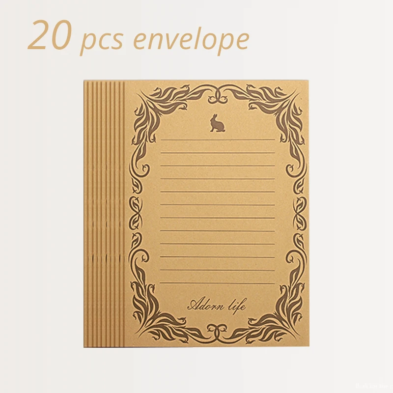 5 قطعة خمر هدية ورقة مغلف الكتابة رسالة ورقة مع خت...