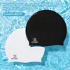 Extra Large Swim Cap Swimming Hat Non Slip Design High Elastic Waterproof Hair Swim Cap For Adults Плавательная Шапка 3