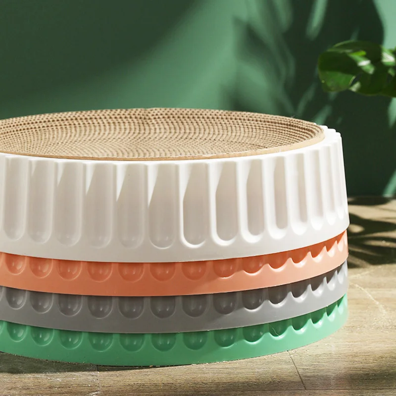 Round Cat Scratcher Pad Cardboard Cats Scratching Board cat scratching mat cat scratch mat cat scratch board