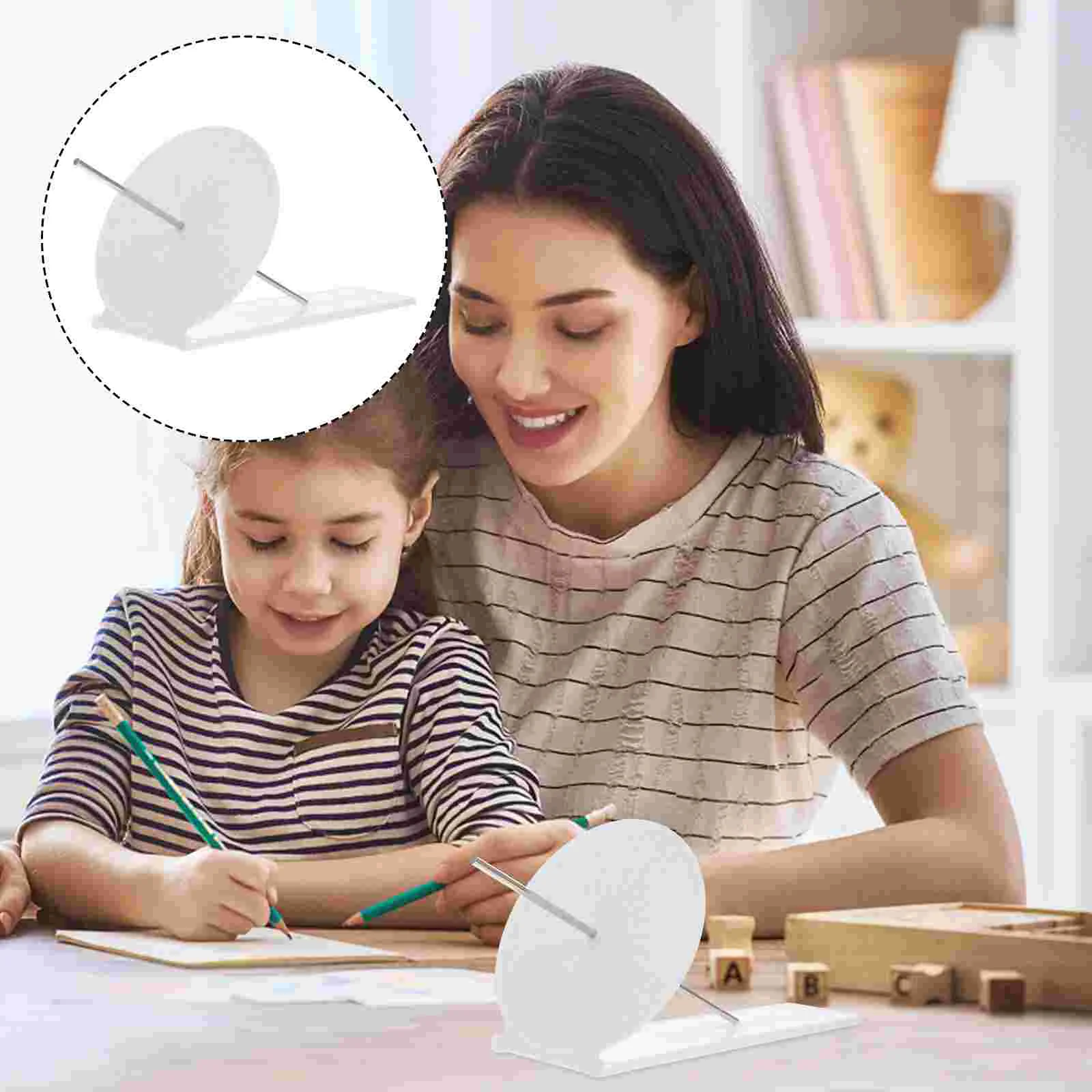 

2pcs Equatorial Sundial Clock Educational Timing Toy Plastic Teaching Aids