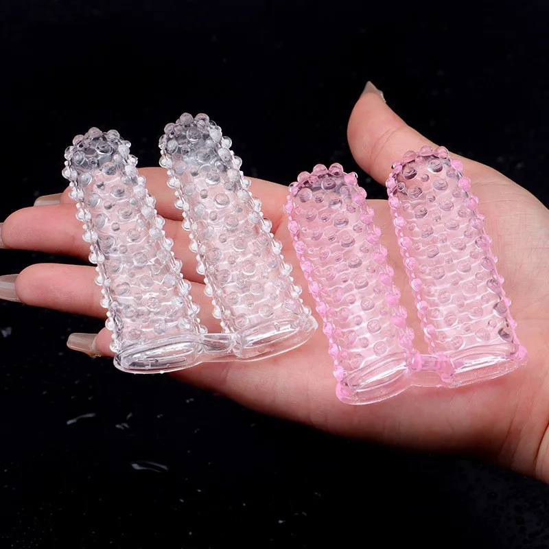 Double finger durable and comfortable anti slip latex finger protection cover no battery required for household use adult size