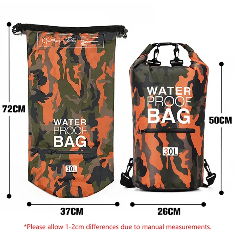 Drawstring Backpack Set: Multi-Size Portable Dry Bags for Outdoor Adventures and Sports Activities