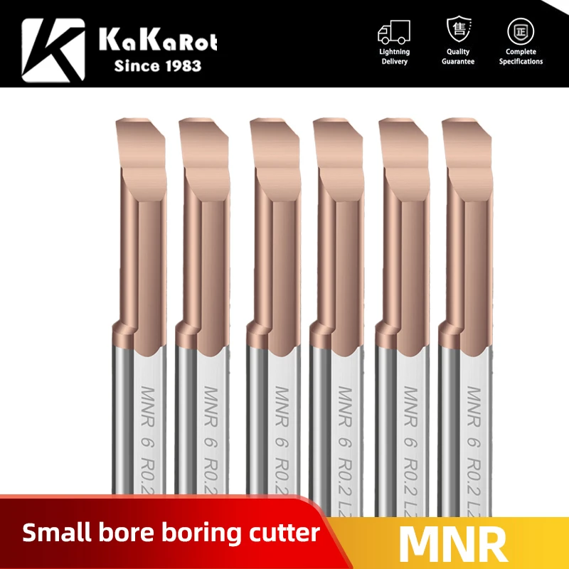 

KaKarot MNR Boring Cutter for Boring Coated Carbide Mini Internal Lathe Turing Tool Copying Small Hole tungsten steel alloy