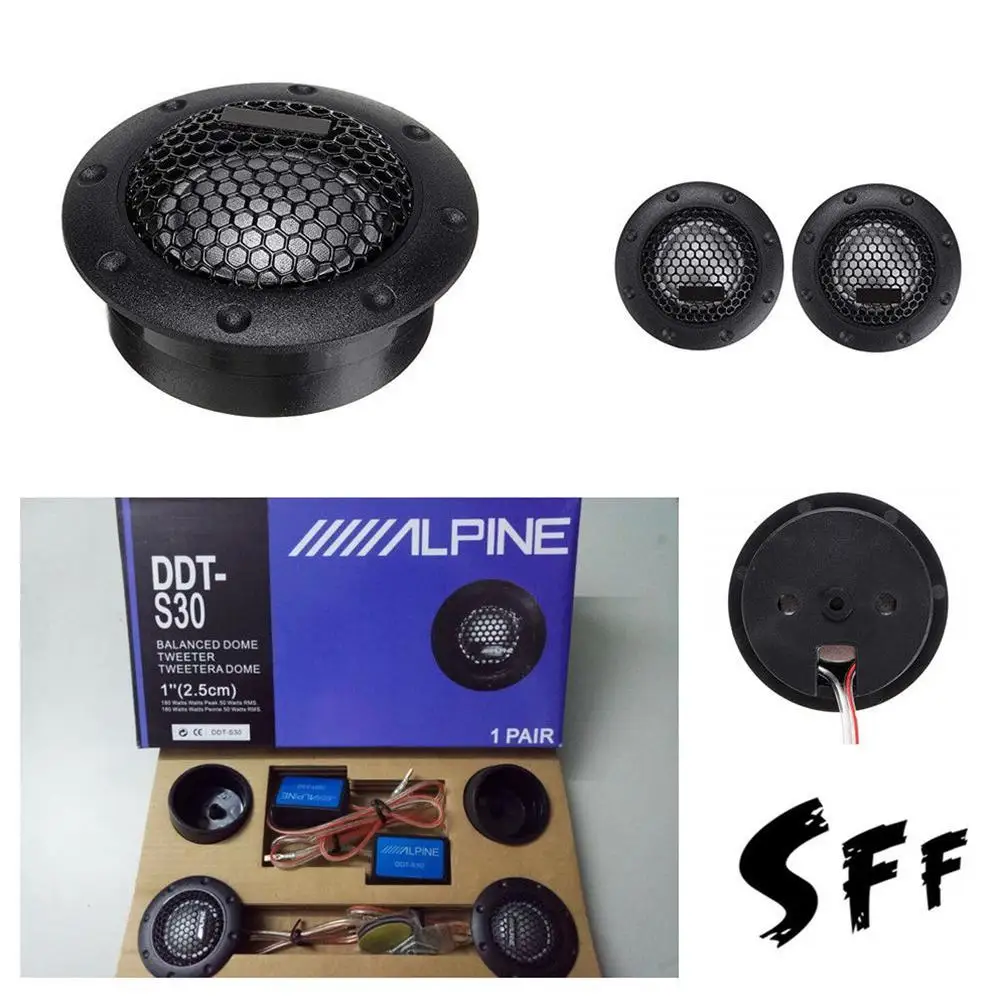 180W 4Ohm Car Audio Silk Film Car Stereo Speakers For Modification dome tweeter speakers
