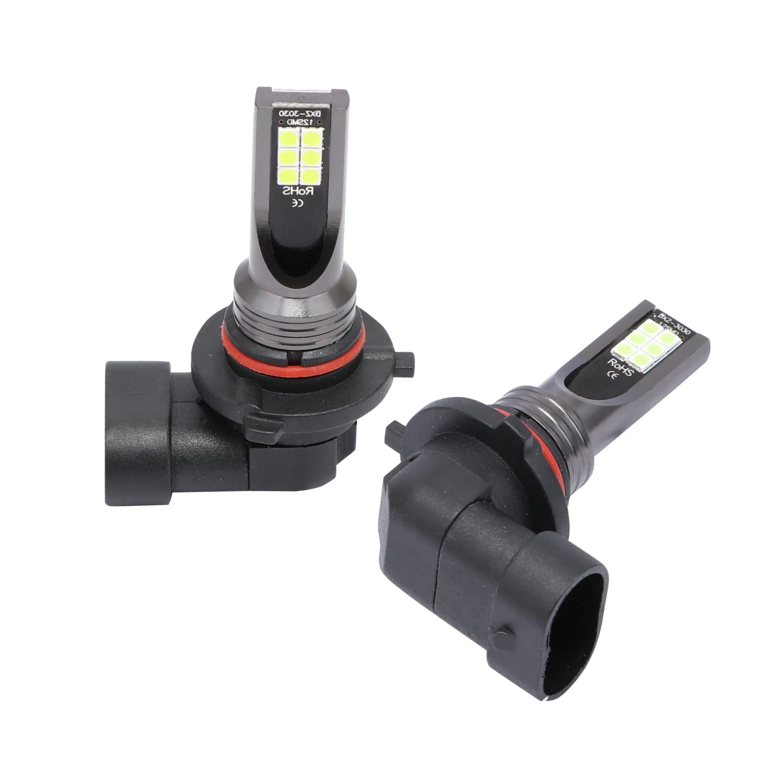 9005 HB3 9006 HB4 H8 H9 H1 H3 Led H11 Car 3030 LED Fog Headlight Bulbs 6000K White Auto Fog Lamp Day Running Light 2Pcs