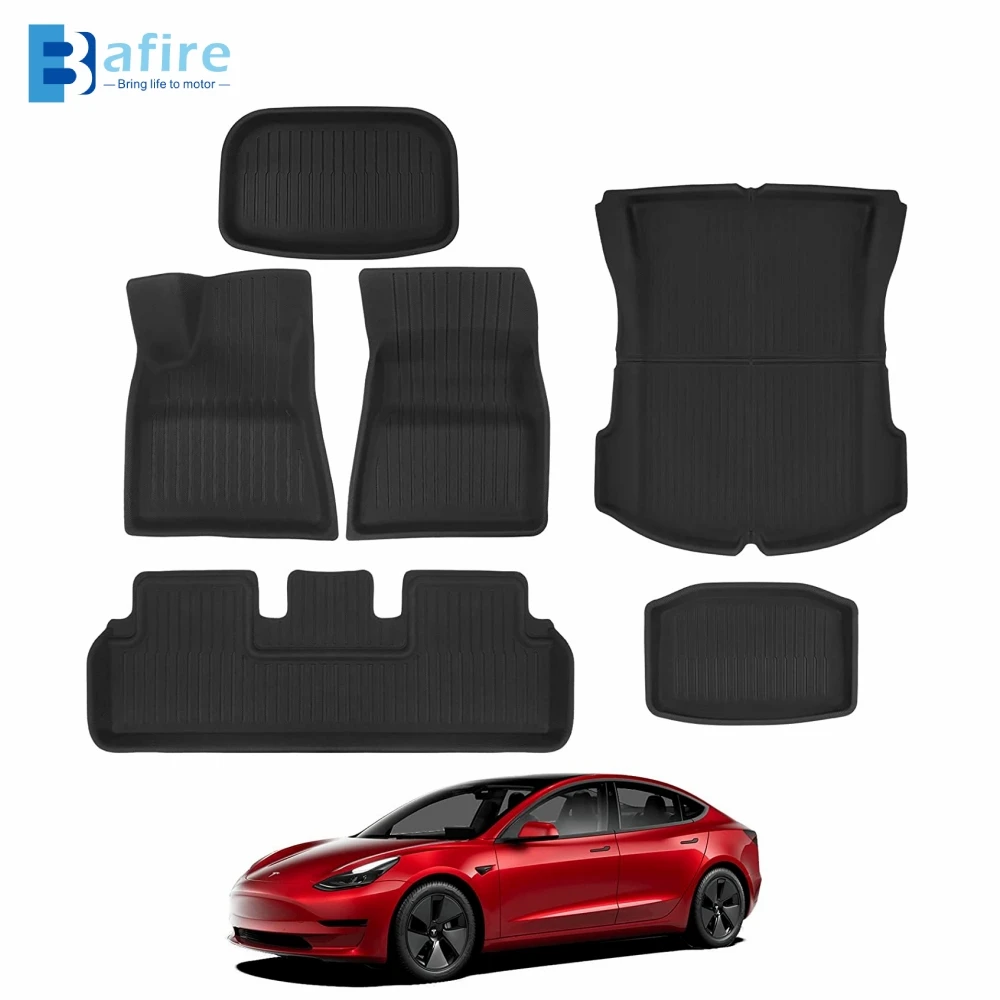 Auto Matten Für Tesla Modell X 2015 ~ 2022 6 Sitz Auto Stamm Lagerung Pads  Wasserdicht Voll Umgeben Stamm Matte auto Zubehör Carro - AliExpress