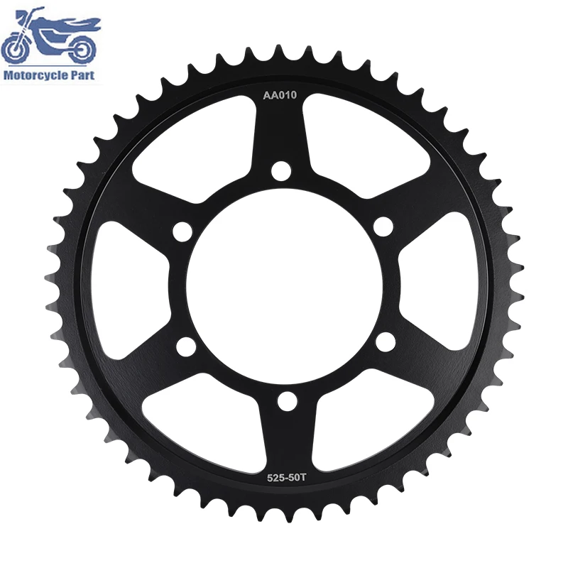 

For Triumph 800Tiger 800 Tiger XC 11-16 800 Tiger XCA XCX XRT XRX 15-20 Motorcycle Rear Sprocket 20CrMnTi 525-50T 520 Chain 50T