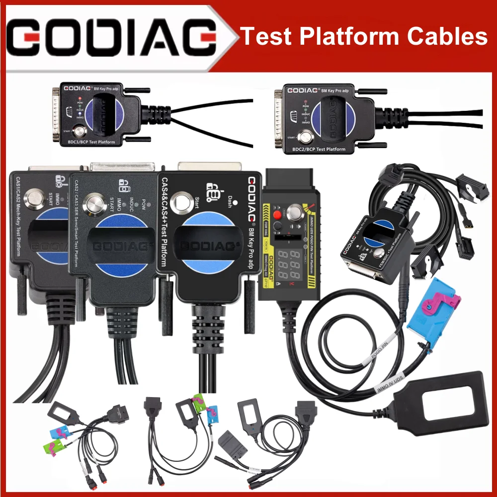 GODIAG Test Platform For BMW CAS1-CAS4+ FEM BDC Dashboard IMMO Key Matching Cable for VW Skoda Seat CAN-Bus K-Lline Tool 1