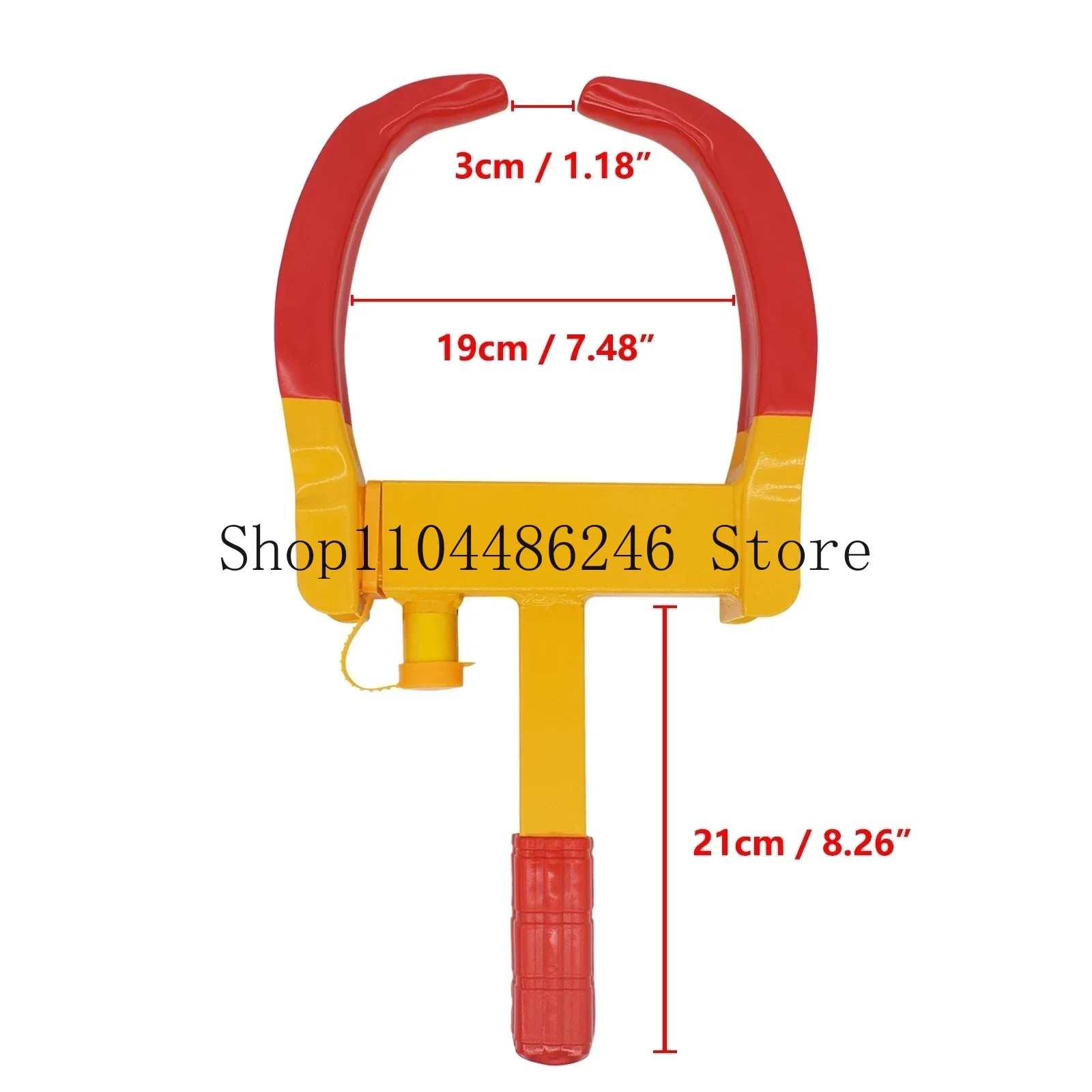 1PC Heavy Duty Car Wheel Lock Clamp Boot Tire Claw Trailer Auto Truck RV Motorcycle Carts Automotive Boat Trailers Anti Theft Lo