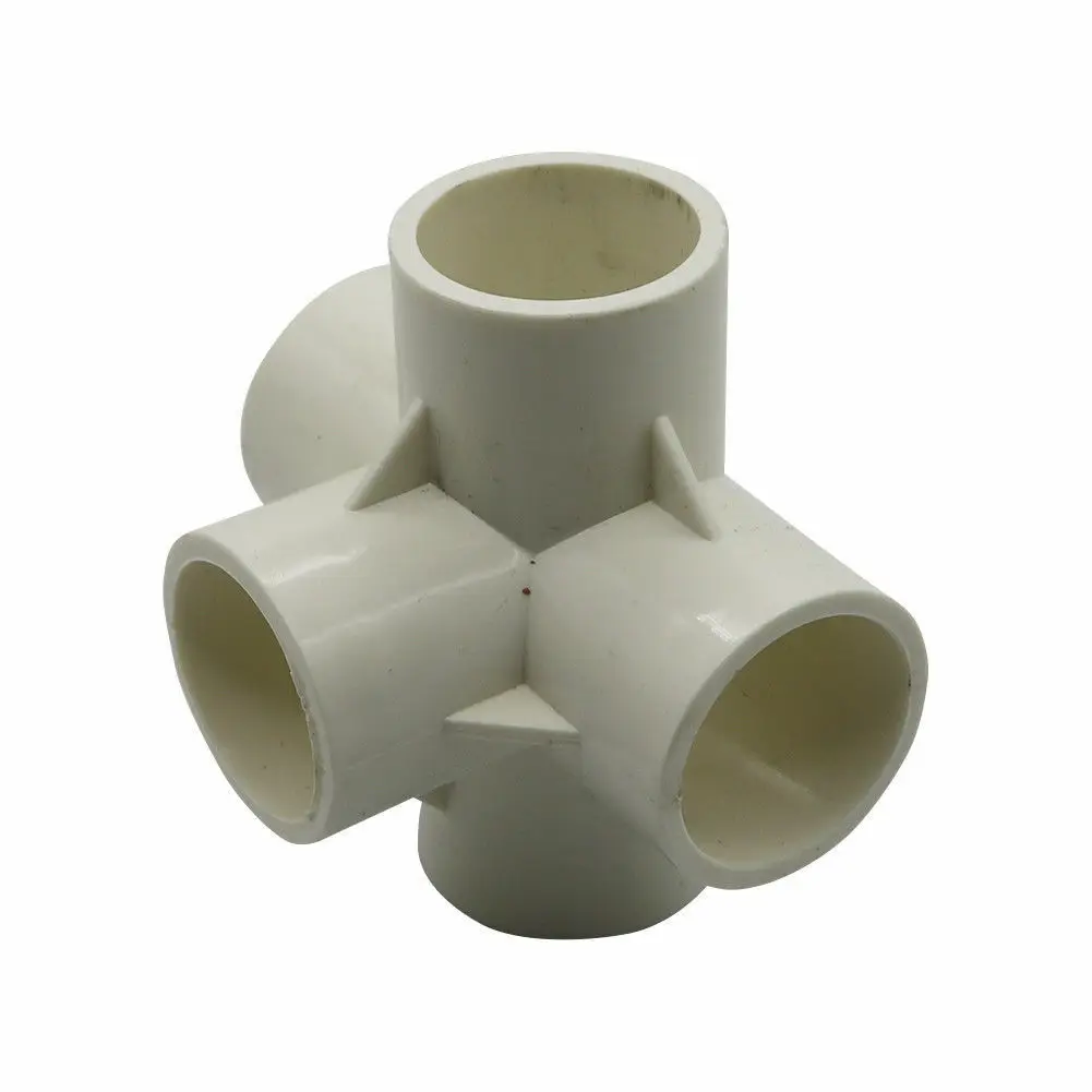 8 Stück x 20mm/35mm/32mm PVC-Wasserrohradapter-Verbinder für Gartenschläuche, Durchmesser 3/4/5/6 Wege für Gartenbau und Gartenarbeit – Detail 2