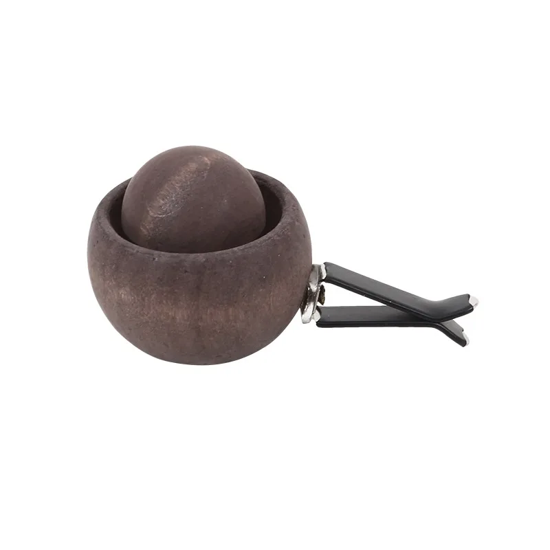 Spherical Wooden Essential Oil Diffuser - Elegant Natural Fragrance Decor