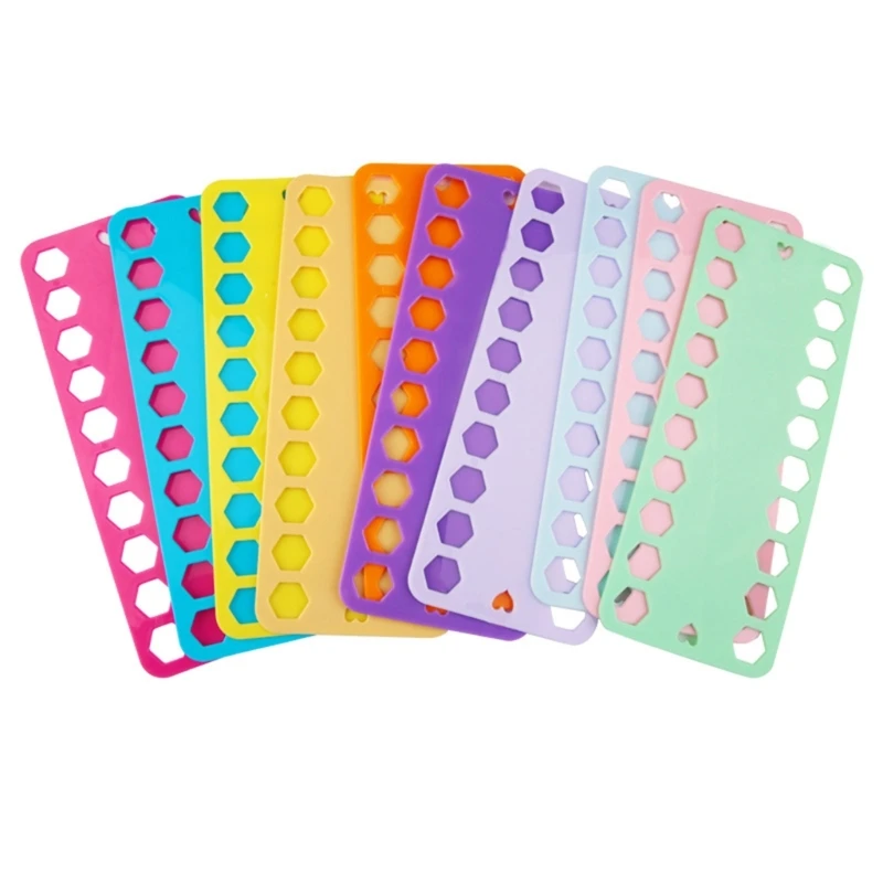 

10Pcs Thread Bobbins Floss Bobbins Board Sewing Thread Winding Plate Board Card
