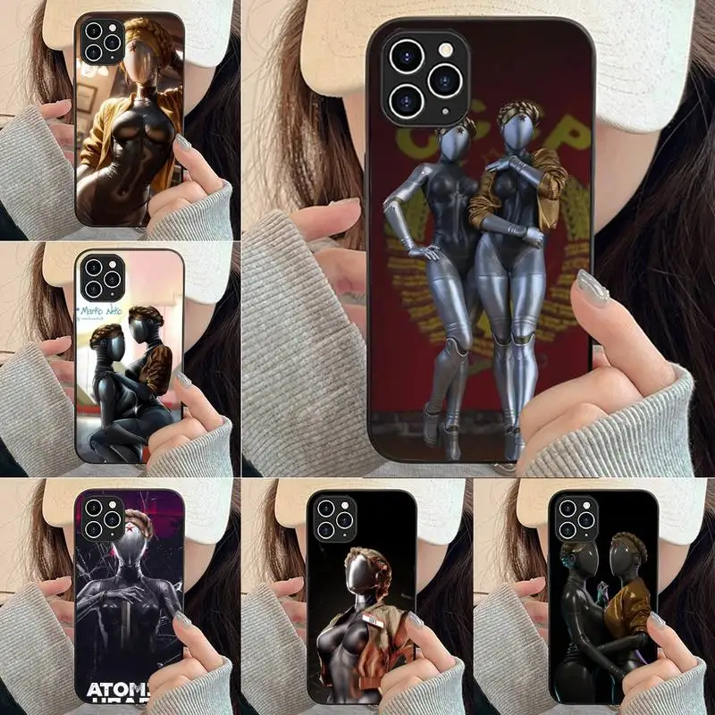 Custodia Per Telefono Atomic Hearts Per Iphone 7 8 Plus X Xr Xs 11 12 13 Se2020 Mini Custodia Per Cellulari Iphone 14 Pro Max